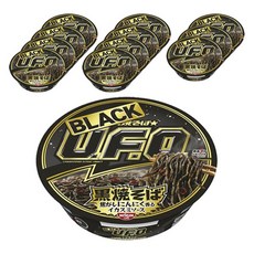 닛신 야끼소바 블랙 UFO 쿠로야끼소바 100g, 12개