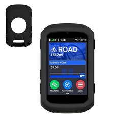 Garmin Edge 850/550용 케이스 부드러운 충격 방지 커버 긁힘 방지 경량 바이크 GPS 실리콘 보호 케이스 Garmin Edge 850용 (블랙)