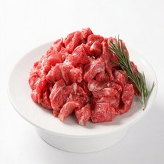 호주산 소고기 목심(목등심) 국거리 1kg, 1개