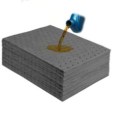 Oil Absorbent Pads Heavyweight Oil&Water Absorbent Mat Pad Dimpled Leak Proof Pad Microfiber Po, Oil Absorbent Pads, Heavyweigh