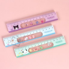 올리비아올라 산리오 쉐이커 15cm 자 3종세트, 1개, 혼합
