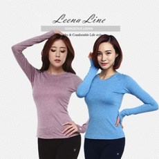 LEENALINE 女士長袖瑜伽 T恤 for You LS02