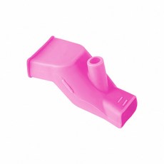 寶寶水龍頭延伸器矽膠導水槽 嬰幼兒洗澡安全防濺神器 可愛造型, 粉色, 1個