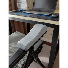 記憶海綿椅子扶手墊枕：電競座椅辦公電腦增高加厚護手肘舒適墊, 藍色【平面】,單個【不推薦】