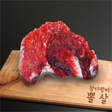 장군씨푸드 최고급 냉동 참치회 참다랑어 블럭참치 뽈살, 1개, 400g