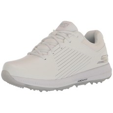 Skechers 남성용 엘리트 5 아치 핏 방수 골프화 그레이/레드 스파이크 9.5
