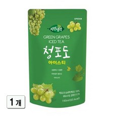 자연생각 청포도 아이스티, 190ml, 1개