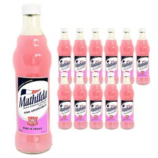 Mathilda 氣泡粉紅葡萄柚飲, 330ml, 12個