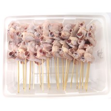 닭날개꼬치 50gx10 냉동 국내산 숯불 꼬지 캠핑 구이, 1개, 500g