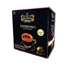 킹커피 에스프레소 스페셜 무설탕 인스턴트 블랙 무지방 원산지 베트남, 2.5g, 100개, 1개