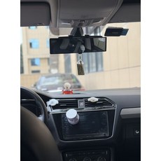 사이드미러 추가 장착 초대형 광각 접착식 차량 내 후진 관찰 대시야 보조 미러 자동차 거울, 곡면 안전 거울, 하나