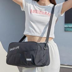 [가방 프로젝트] 고급 더블 수납헬스 가방 더플백 방수 보스턴백 방수백 물놀이 여행 오토바이 MZ 데이트 패션 소품