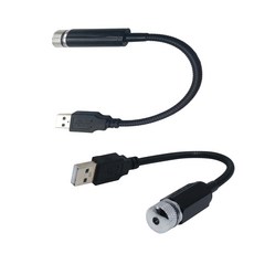 락모터스 자동차 USB무드등 은하수 2종 천장 풋등 실내등 인테리어 LED 엠비언트 LED조명 차량용, 롱타입은하수블루, 1개