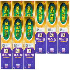 폴리덴트 맥스씰 의치부착재 70g, 9개