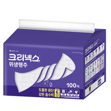 크리넥스 위생행주 100매 대용량 강력흡수 ss4920738, 100개입, 1개