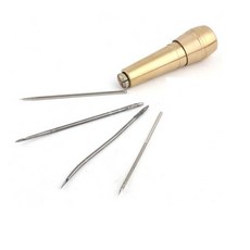 가죽 공예 수선 공방용 대바늘 세트 DIY 바느질, 색상:[색상]본상품