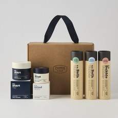 [다줄거야 선물세트] 커퍼솝 올인원 팩 클렌저 + 해당화 열매 기능성 멀티크림 + 타블렛 배쓰밤 버블바 탄산 거품 입욕제 3종, 1개