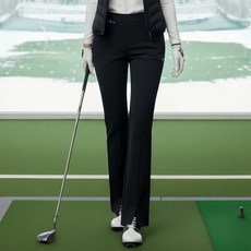 볼빅 여성 겨울 스판 항균 골프웨어 슬림라인 부츠컷 본딩 골프바지