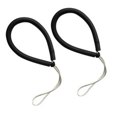 2개 조각 스쿠버 매는 가죽끈 밧줄 스트랩 다이빙 스노클링 손목, 01 Black