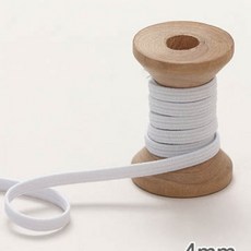 퀼트스타 탄력 고무줄 4mm_화이트, 1개, 화이트