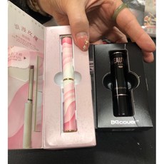 PAQIMAN帕琪嫚封面鏡 浪漫玫瑰奢華絲絨小金管口紅造型 平價小眾隨身鏡, 1個, Pink