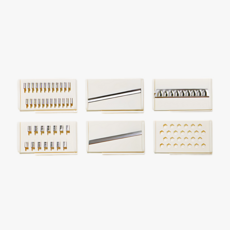 루이나인 만능 채칼 스텐 304 슬라이서 세트 양배추 감자 당근, 1세트, 6종칼날 리필용(S,M,L 호환 가능)