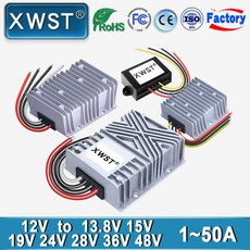 XWST DC 컨버터 부스트 12V ~ 스텝 업 전압 레귤레이터 1A-10A 차량용 노트북 공급 장치, 10 1A, 01 12V, 07 19V, 1개