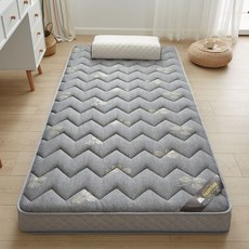 소형 매트리스 토퍼 10CM 손님용 바닥 원룸 싱글 자취 기숙사 자취방 편안한, B. 클로버 그레이 10cm, 12cm