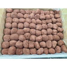 두바이초콜렛미니모찌 두바이초코떡 두바이쫀득 냉동떡 간식 답례품, 80개, 15g