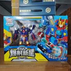 咖寶車神 炫舞戰隊爆射新星變形玩具汽車機器人 超探巨人, 1個, 經典版-爆射新星HCA004