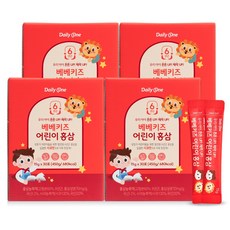 데일리원 베베키즈 어린이 홍삼 15g 30포, 4개, 450g