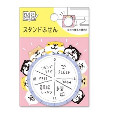 MIND WAVE PLUS+ STUDY 系列 柴犬造型站立式便利貼, 1個