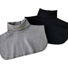 서울패션메이커스 국내 제작 생산 페이크 목폴라 블랙 1+그레이 1 세트