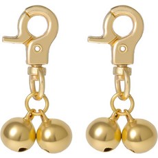 Xthrotsenk 개 목걸이용 금종 2개 반려동물 고양이 종 헤비 듀티 스냅 클립 펜던트 액세서리 크리스마스 선물 훈련용 펫 목걸이 매력, 2개의 개 목걸이용 금종 반려동물 고양이 종 헤비 듀티, 1개