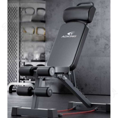 헬스 벤치 접이식 평벤치 숄더 다용도 밴치, [01] 업그레이드 8in1 블랙