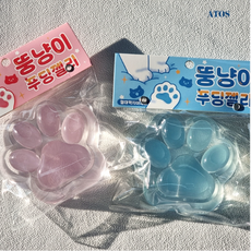 뚱냥이 푸딩젤리 냥발 빅 말랑이2개입1세트, 랜덤, 40g, 2개