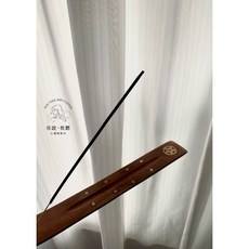 你說·我聽 木質線香座，五芒星圖騰設計，適用線香與塔香，質感香具