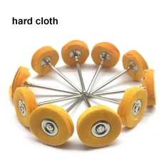 호환 연마 휠 버핑 패드 양모 면 천 보석 연마 브러시 드레멜 회전 도구용 10 개, [01] GH086, GH086