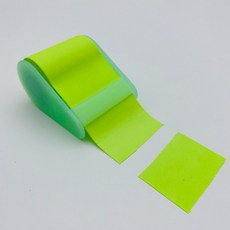 Kennyart巨城 捲筒可撕便利貼5cmx1m 可調整長度 隨寫隨貼 計事貼 便條紙 標籤貼, 1個, 綠色