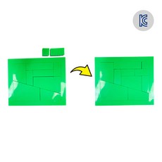 [KC인증] JL매직 퍼즐 조각을 추가해도 맞춰지는 미스테리 마술도구 미스테리퍼즐 간단한 어린이 마술 도구 <고급케이스포장>, 1세트