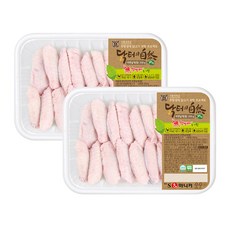 마니커 닭터의자연 국내산 무항생제 냉장 닭윙 아랫날개, 2개