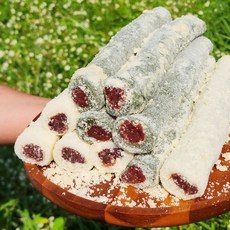 카스테라 백말이떡 1kg 2종 국산 찹쌀 쑥말이, 카스테라 쑥말이떡 1kg