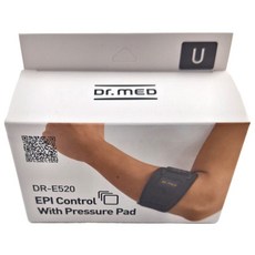 Dr.MED 可調式壓力墊手肘護具 DR-E520, 1個, 黑色