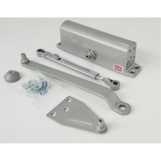 삼화정밀 킹 정품 도어클로저 k630 k1630 도어체크 자동문닫힘 논스톱 정지형, k630 기억자, 1개, 실버