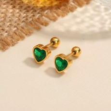 MONDAY ZOO 綠色愛心螺紋醫療鋼絲釦枕頭【附收納盒】, 1個