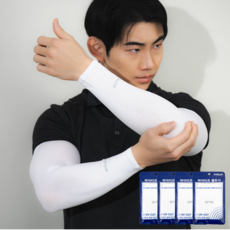 하이터프 자외선 99.9% 차단 쿨토시 쿨다운 -10도 모기퇴치 4SET, 4세트, 화이트