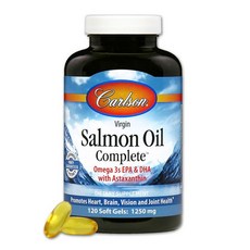 Carlson Omega 3s EPA DHA鮭魚油膠囊 1250mg, 1罐, 120顆
