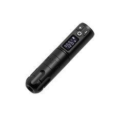 HELLO 紋身電筆 進口空心杯馬達 LED液晶熒幕 續航8小時, 1個, 黑色