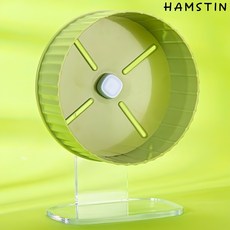 햄스틴 햄스터 소동물 유주얼리 베이비 러닝 휠 쳇바퀴 21cm, 올리브그린, 1개