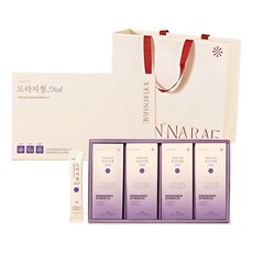 쇼핑백동봉 조은나래 국산 도라지청 스틱 약도라지청 환절기 건강간식 추석선물세트, 1세트, 40개입, 15g